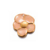 Jewelry Accessories Stainless Steel Floral Dripping Oil Style Pendant Bracelet And Earrings Material