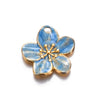 Jewelry Accessories Stainless Steel Floral Dripping Oil Style Pendant Bracelet And Earrings Material