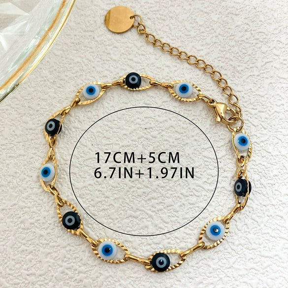 Jewelry Accessories Stainless Steel Geometric Electroplating Personality Joker Bracelet