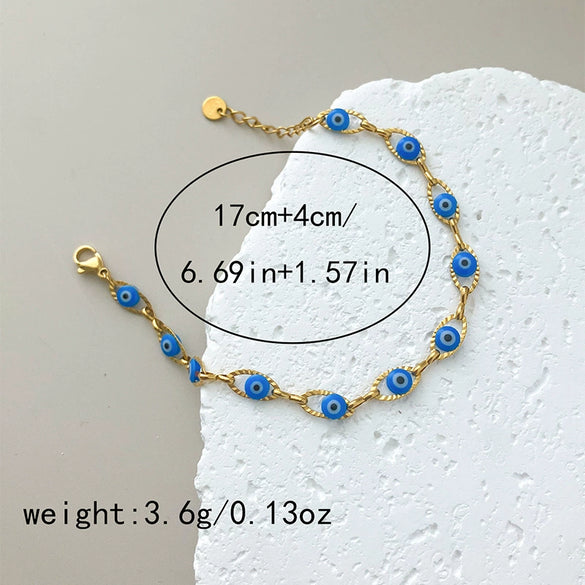 Jewelry Accessories Stainless Steel Geometric Electroplating Personality Joker Bracelet