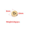 Jewelry Accessories Stainless Steel Geometric Heart Pendant Electroplating