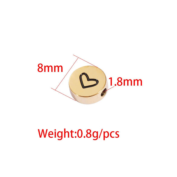 Jewelry Accessories Stainless Steel Geometric Heart Pendant Electroplating