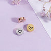 Jewelry Accessories Stainless Steel Geometric Heart Pendant Electroplating