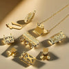 Jewelry Accessories Stainless Steel Geometric Totem Handmade Electroplating Necklace Bracelet