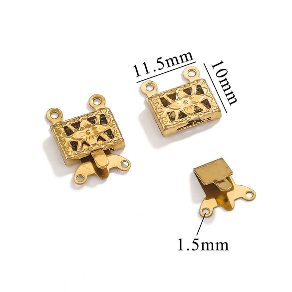 Jewelry Accessories Stainless Steel Geometric Totem Handmade Electroplating Necklace Bracelet