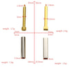 Jewelry Accessories Stainless Steel Glossy Geometric Cylindrical Cuboid Telescopic Stereo Stick Pendant Electroplated