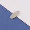 Jewelry Accessories Stainless Steel Glossy Oval Tail Pendant Diecasting