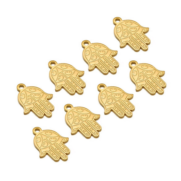 Jewelry Accessories Stainless Steel Gold Pendant With Wings Pattern Handmade Electroplated