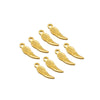Jewelry Accessories Stainless Steel Gold Pendant With Wings Pattern Handmade Electroplated