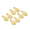 Jewelry Accessories Stainless Steel Gold Pendant With Wings Pattern Handmade Electroplated