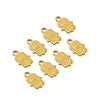 Jewelry Accessories Stainless Steel Gold Pendant With Wings Pattern Handmade Electroplated