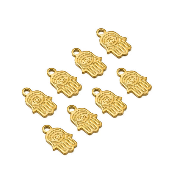 Jewelry Accessories Stainless Steel Gold Pendant With Wings Pattern Handmade Electroplated