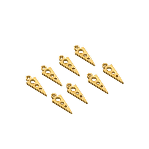 Jewelry Accessories Stainless Steel Gold Pendant With Wings Pattern Handmade Electroplated
