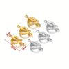 Jewelry Accessories Stainless Steel Gold Plated Heart Connector Pendant For Diy Necklace Earrings