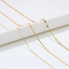 Jewelry Accessories Stainless Steel Gold Plated Oval Chain Bracelet Necklace