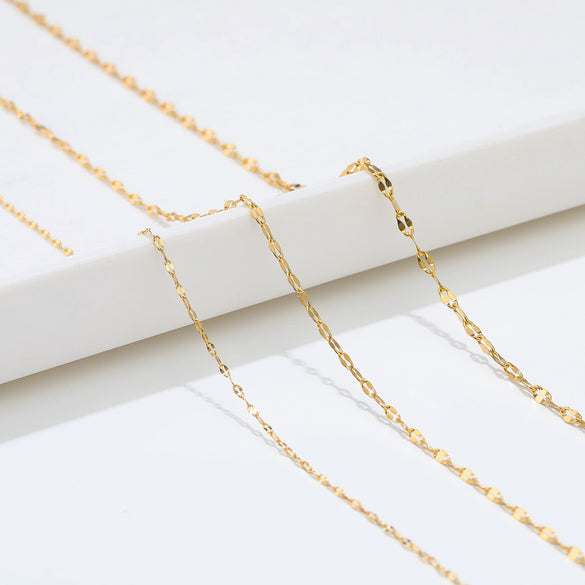 Jewelry Accessories Stainless Steel Gold Plated Oval Chain Bracelet Necklace