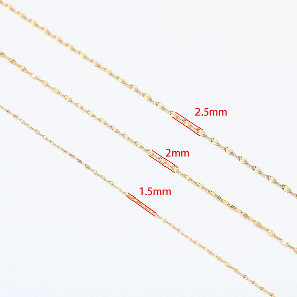 Jewelry Accessories Stainless Steel Gold Plated Oval Chain Bracelet Necklace