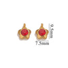 Jewelry Accessories Stainless Steel Heart And Five Pointed Star Pendant Earrings Necklace Bracelet With Electroplating