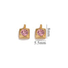 Jewelry Accessories Stainless Steel Heart And Five Pointed Star Pendant Earrings Necklace Bracelet With Electroplating