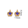 Jewelry Accessories Stainless Steel Heart And Five Pointed Star Pendant Earrings Necklace Bracelet With Electroplating
