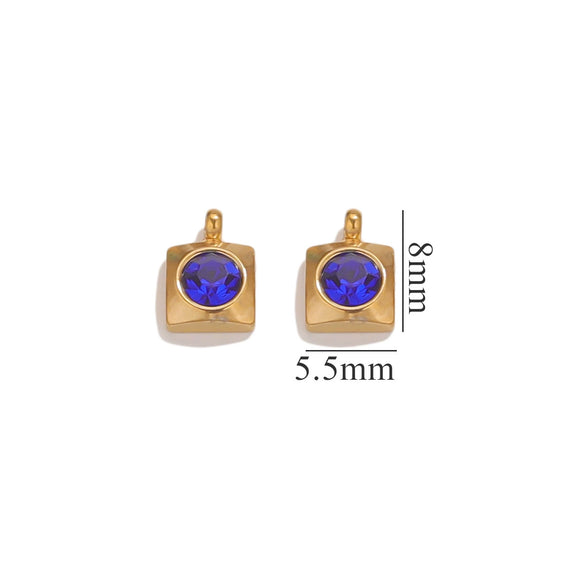 Jewelry Accessories Stainless Steel Heart And Five Pointed Star Pendant Earrings Necklace Bracelet With Electroplating