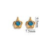 Jewelry Accessories Stainless Steel Heart And Five Pointed Star Pendant Earrings Necklace Bracelet With Electroplating