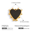 Jewelry Accessories Stainless Steel Heart Pendant Handmade Electroplated Bracelet Necklace