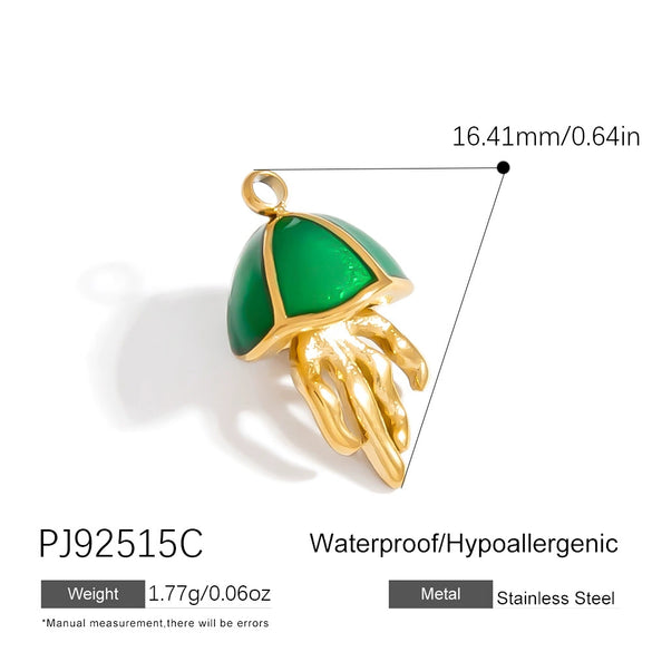 Jewelry Accessories Stainless Steel Heart Pendant Handmade Electroplated Bracelet Necklace