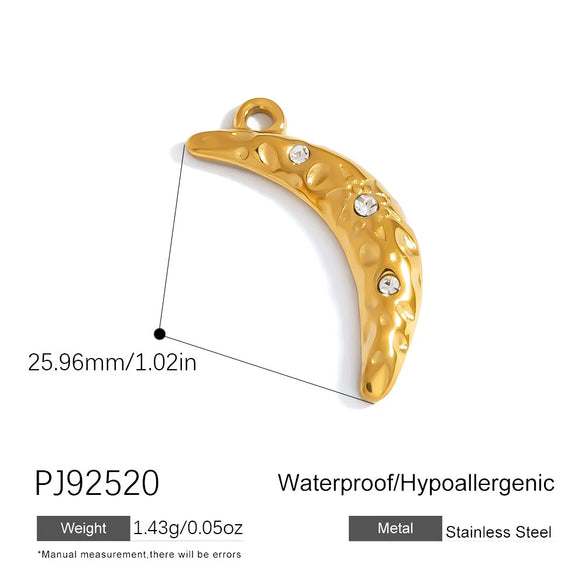 Jewelry Accessories Stainless Steel Heart Pendant Handmade Electroplated Bracelet Necklace