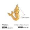 Jewelry Accessories Stainless Steel Heart Pendant Handmade Electroplated Bracelet Necklace