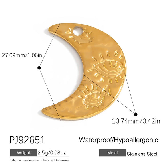 Jewelry Accessories Stainless Steel Heart Pendant Handmade Electroplated Bracelet Necklace
