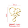Jewelry Accessories Stainless Steel Heart Shaped Faith English Word Necklace Pendant With Electroplating
