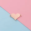 Jewelry Accessories Stainless Steel Heartshaped Love Pattern Laser Electroplated Pendant