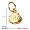 Jewelry Accessories 316L Stainless Steel Heartshaped Pendant Electroplated