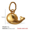 Jewelry Accessories 316L Stainless Steel Heartshaped Pendant Electroplated