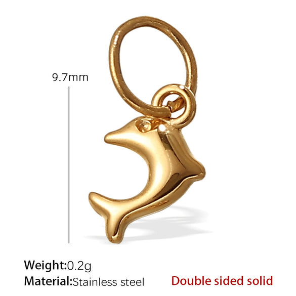 Jewelry Accessories 316L Stainless Steel Heartshaped Pendant Electroplated