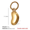 Jewelry Accessories 316L Stainless Steel Heartshaped Pendant Electroplated