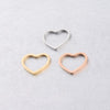 Jewelry Accessories Stainless Steel Hollow Heart Pendant And Ring With Smooth Pattern And Fine Polishing