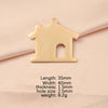 Jewelry Accessories Stainless Steel Hollow House Pendant Fine Polishing