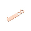 Jewelry Accessories Stainless Steel Infinite Laser Pendant Electroplated