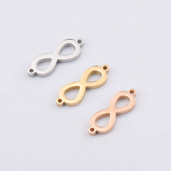 Jewelry Accessories Stainless Steel Infinity 8 Shaped Pendant With Fine Polishing