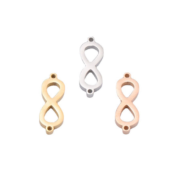 Jewelry Accessories Stainless Steel Infinity 8 Shaped Pendant With Fine Polishing