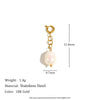 Jewelry Accessories Stainless Steel 18K Gold Plated Geometric Heart Pendant