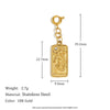 Jewelry Accessories Stainless Steel 18K Gold Plated Geometric Heart Pendant