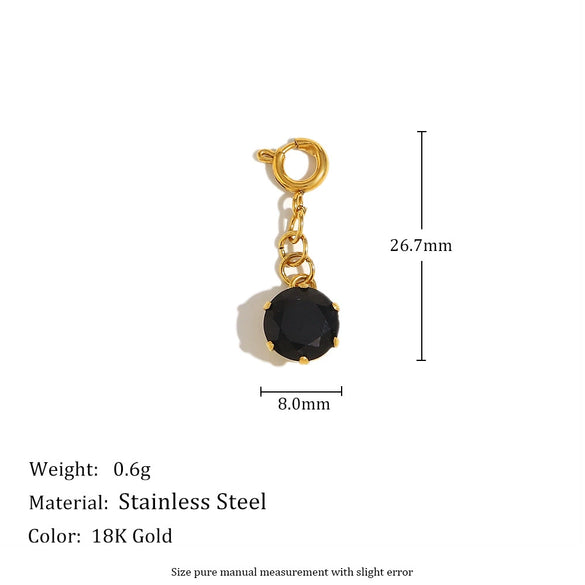 Jewelry Accessories Stainless Steel 18K Gold Plated Geometric Heart Pendant