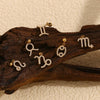 Jewelry Accessories Stainless Steel 18K Gold Plated Twelve Constellations Pendant For Women
