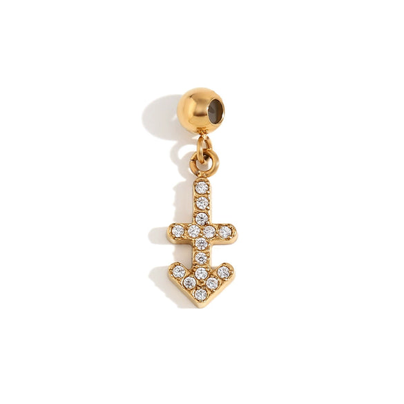Jewelry Accessories Stainless Steel 18K Gold Plated Twelve Constellations Pendant For Women