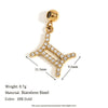 Jewelry Accessories Stainless Steel 18K Gold Plated Twelve Constellations Pendant For Women