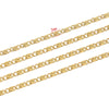 Jewelry Accessories Stainless Steel 18K Vacuum Plated Clip Chain Bracelet And Necklace