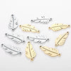Jewelry Accessories Stainless Steel Letters Cut Out Handmade Vacuum Plating Sliding Pendant Natural Plant Flowers Style